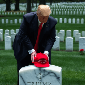 Trump Arlington cemetery