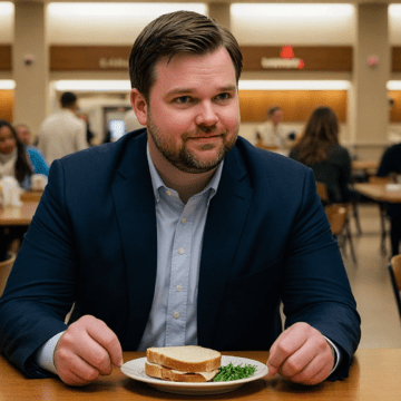 J.D. Vance Claims He Has Plenty Of Time to Think Policy as He Eats Lunch Alone Daily on the Campaign Trail