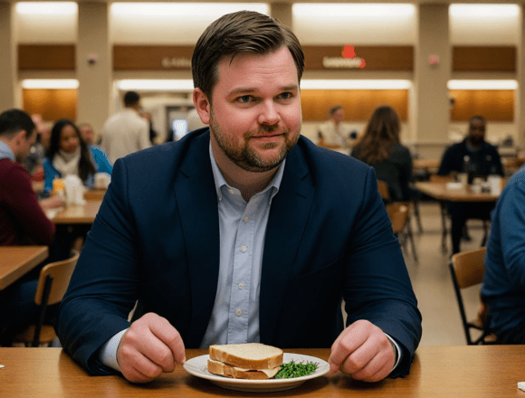 J.D. Vance Claims He Has Plenty Of Time to Think Policy as He Eats Lunch Alone Daily on the Campaign Trail