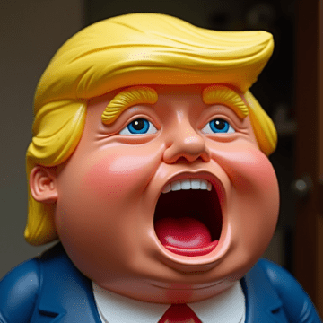 Trump blow up doll