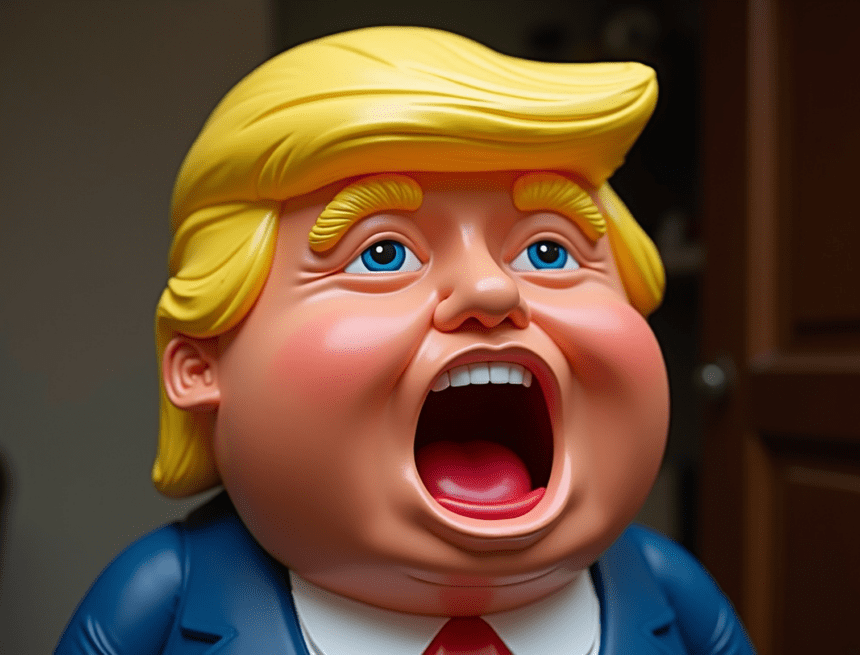 Trump blow up doll