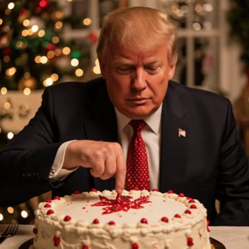 President-Elect Trump Spends Christmas Claiming Gifts with “Mine!” Methodology